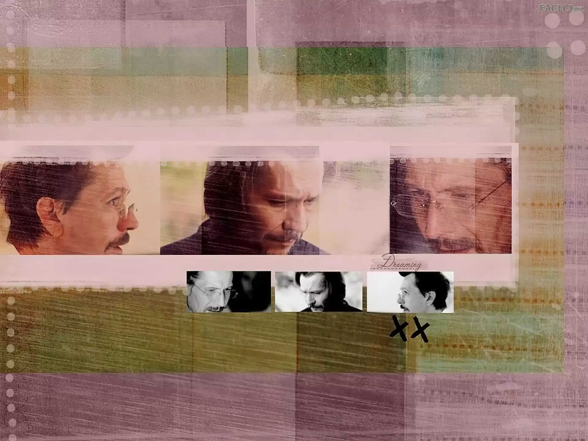 twarze, Gary Oldman, okulary